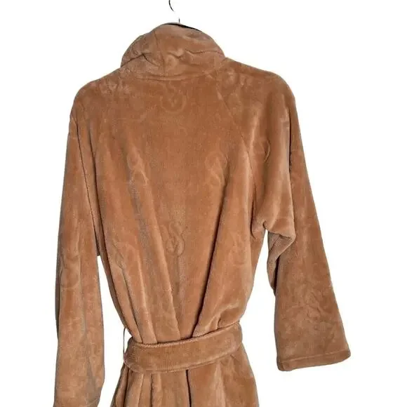Victoria's Secret Women's Super Soft Logo Long Robe Size Medium Large - Picture 6 of 9